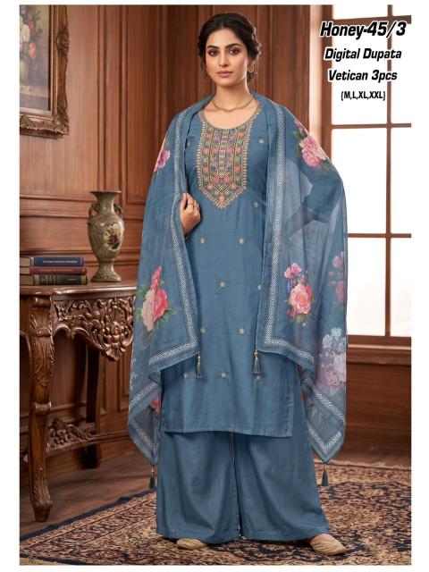 Desi kudi vatican silk 3pcs kurtis wholesale